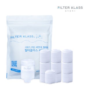 닥터피엘 여행용 샤워기 호환 필터 리필필터 10EA