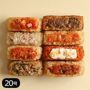 다신샵 점보 현미 주먹밥 150g 5종 10+10팩 / 저당 국내산 볶음밥 현미밥