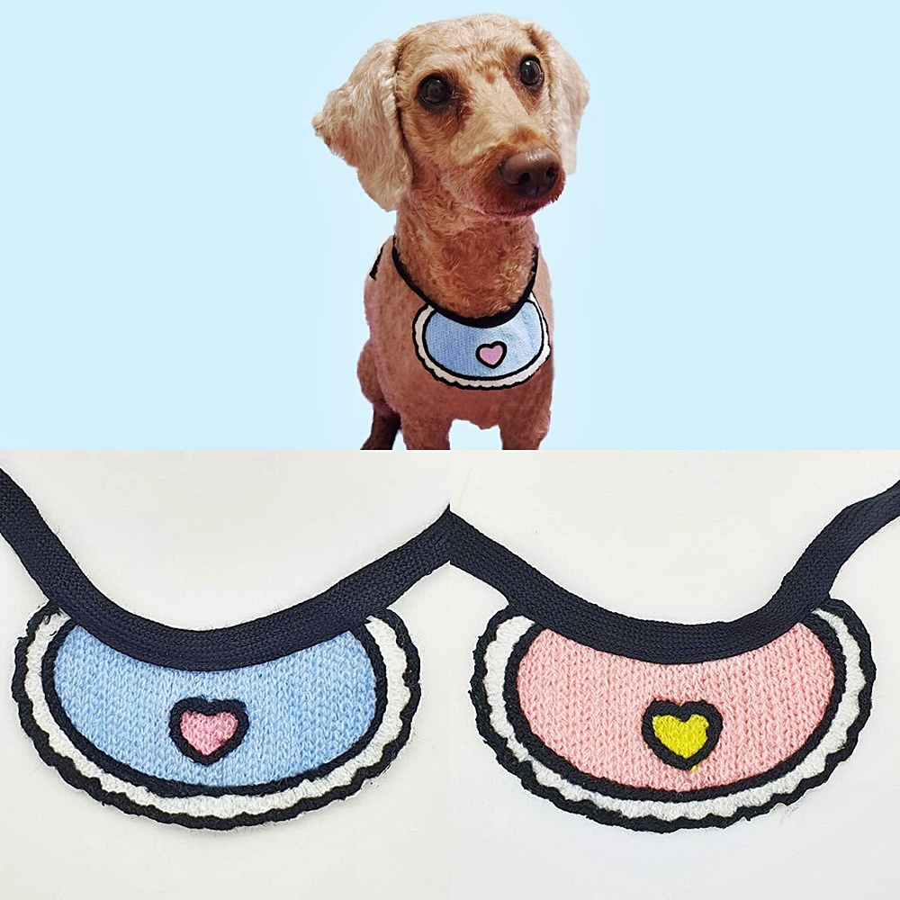 파스텔 강아지 턱받이 고양이 케이프 애견 유치원 소형 촬영 소품 생일 반려 동물 토끼 목돌이 스카프 악세사리 넥 카라 목 장식 턱받침
