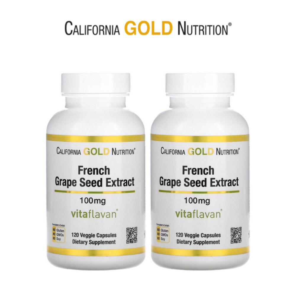 1+1 CGN 포도씨 추출물 Grape Seed 100mg 120베지캡슐 폴리페놀