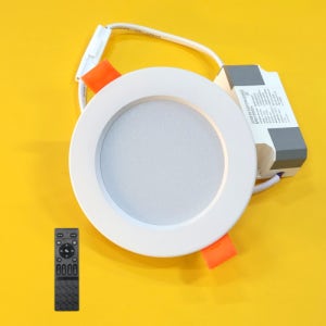 스마트 밝기조절 색변환 확산 8W 75mm(3인치) 리모컨조절 디밍 다운라이트