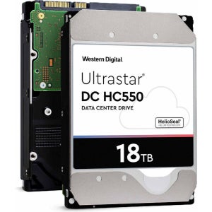 WD Ultrastar DC HC550 18TB 7200RPM 3.5 SATA 하드 드라이브 WUH721818ALE6L4 (갱신)