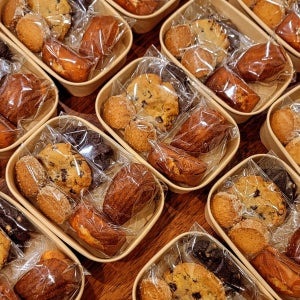 구움과자세트6 쿠키 답례품 수제 마들렌 결혼 디저트 시보 퇴사 승진 답례 선물 일반리본