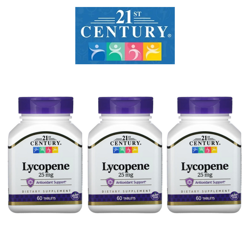 2+1 21세기센트리 <b>라이코펜</b> Lycopene <b>25mg</b> 60정 리코펜 3통