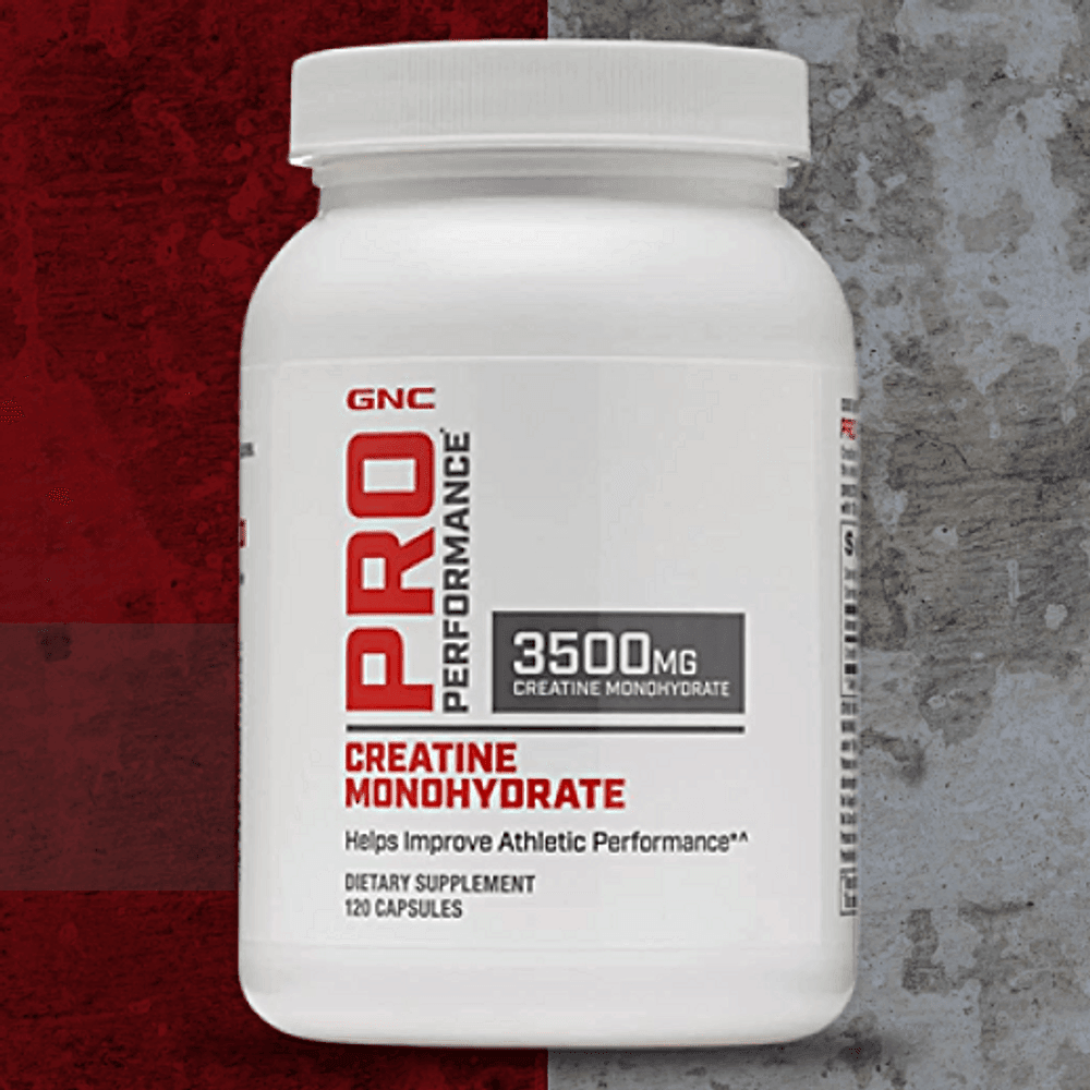 GNC 모노 <b>크레아틴 모노하이드레이트 3500mg</b> 프로 퍼포먼스 120캡슐