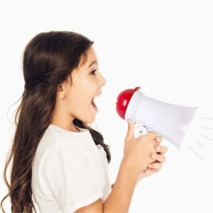 메가폰 미니확성기 휴대용확성기 음성증폭기 휴대용 강의실 작업장 색상랜덤