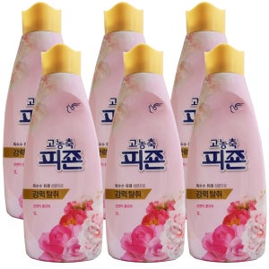 고농축 피죤 오리지널 로맨틱 플라워 1L X6개