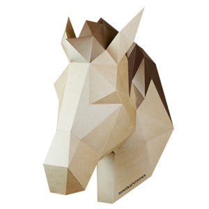 DIY 종이모형 에코호스 인테리어 소품 거실 오브제