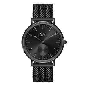 다니엘 웰링턴 CLASSIC MULTI-EYE MESH ONYX 멀티아이 올블랙 패션시계