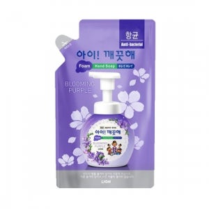 CJ라이온 아이깨끗해 핸드워시 리필 200ml [블루밍퍼플]