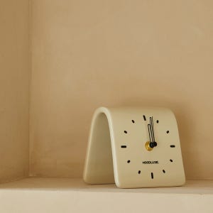 릭스 세라믹 인테리어 소품 디자인 탁상시계 (5colors)