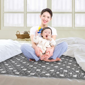 한일의료기 전기요 1인용전기장판 전기매트 캠핑 가정용 침대 무자계전기요 전자파 안심 더블