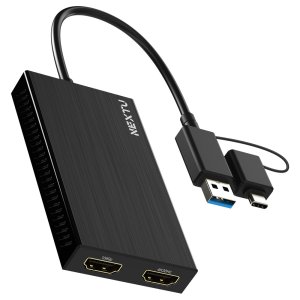 [이지넷유비쿼터스] 노트북모니터2개연결 USB C/A HDMI 5322TCH-DUAL