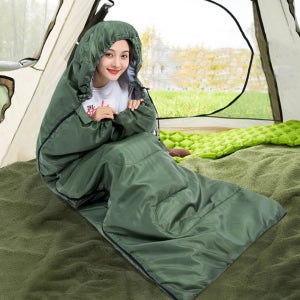 가벼운침낭 아웃도어 낚시 비박 캠프 차박 텐트 봄 가을 여름 이불 침낭