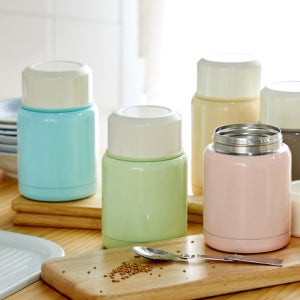 오슬로 슈크림 푸드자 350ml 스텐 이유식 도시락 보온 죽통