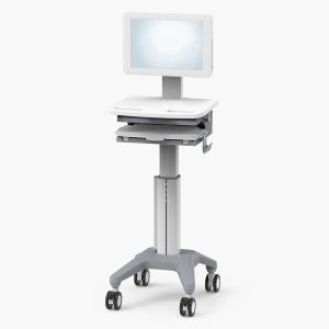 엔산마운트 HC-N151 메디컬카트 싱글 모니터 카트 스탠드 병원용