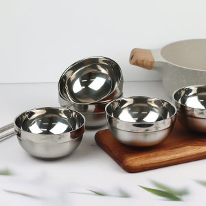 스텐 업소용 식당 작은 대접 국그릇 12cm 10개