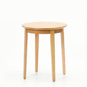 (E) TT500원형테이블 - 1인가구 테이블식탁 까페 원목 원형