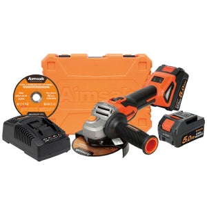 아임삭 충전 앵글 그라인더 BL22G905 24V MAX 5.0AH 배터리2개