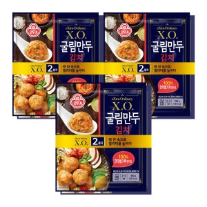 오뚜기 X.O. 굴림만두 김치, 350g, 6개