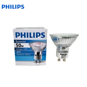 필립스 할로겐 전구 GU10 50W 캔들 워머 램프 밝기 조절 가능 전구색
