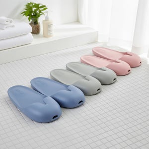 슬림퍼 뮬보스 2개 세트 욕실슬리퍼 낮은 욕실 화장실 문걸림 좌우구분 없는 욕실화