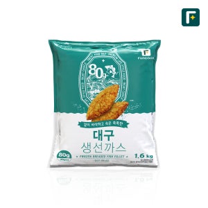 [N배송] 대구 순살 생선까스 1.6kg (80gX20개입) 생선튀김 업소용 벌크