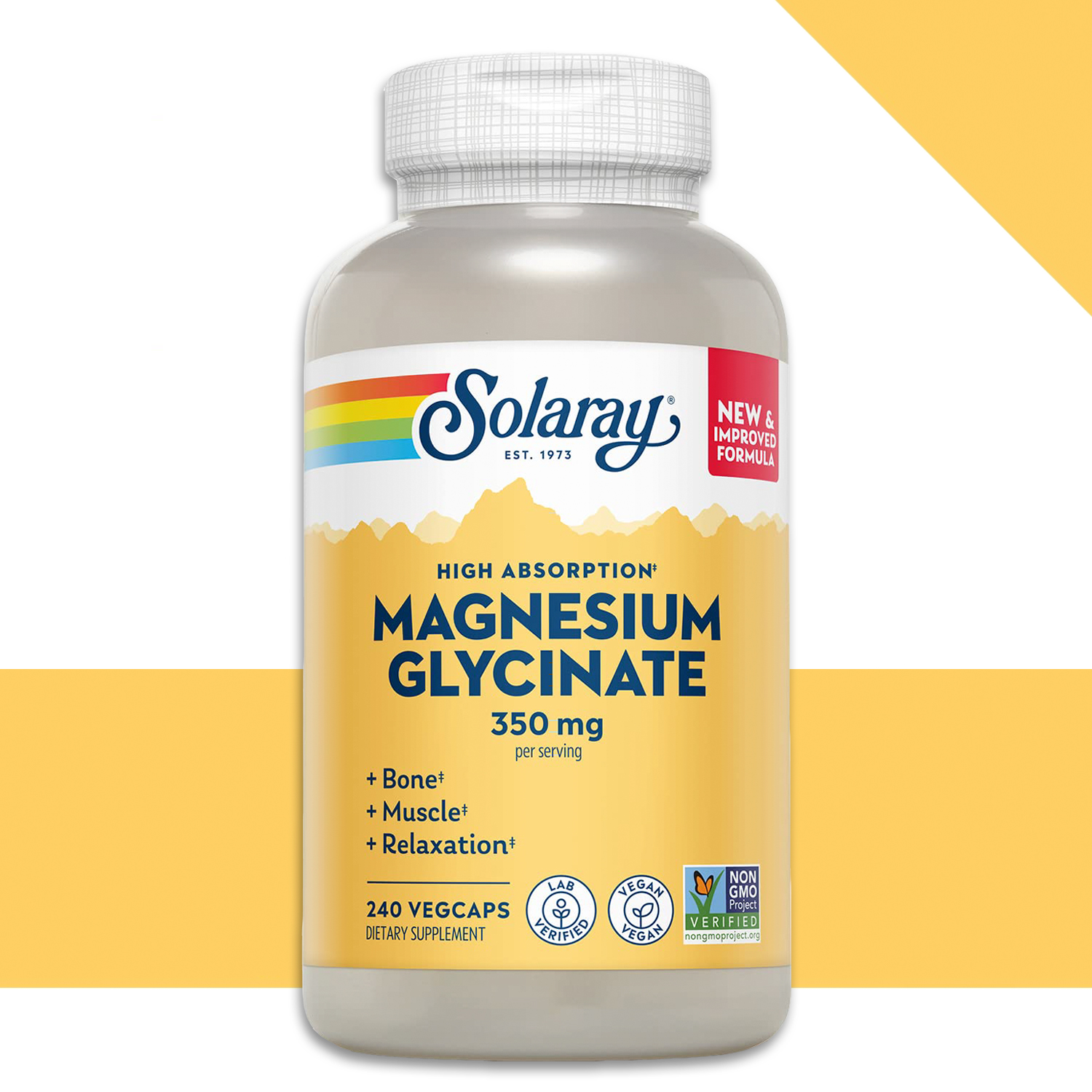 솔라레이 마그네슘 비스글리시네이트 350mg 240정