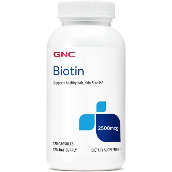 지앤씨 GNC 지엔씨 Biotin <b>비오틴 2500mcg 120 캡슐</b>