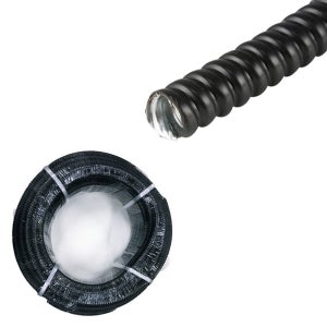 방수 후렉시블 GW 82mm 10M 1롤 주름관 가요 전선관 흑색 플렉시블