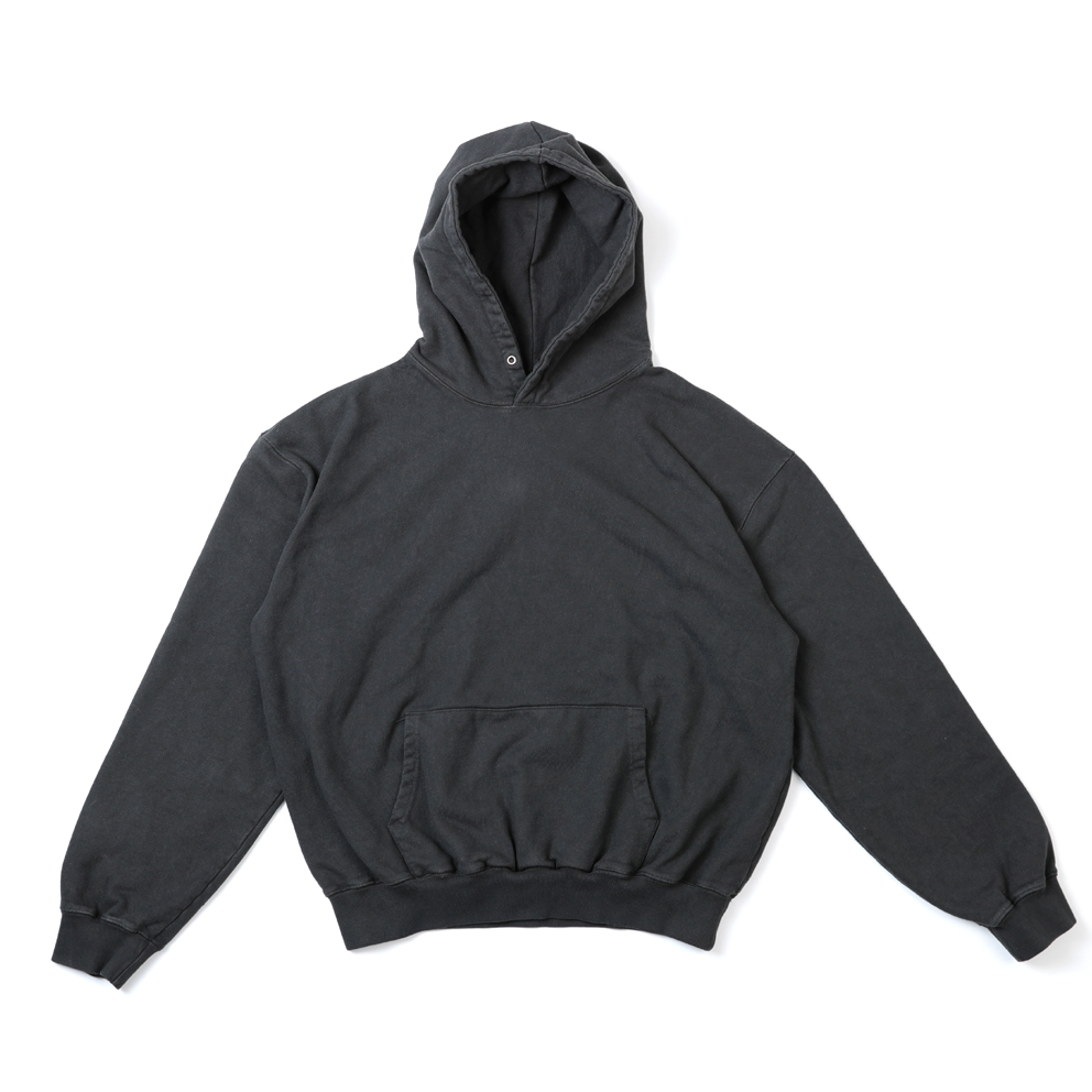 Pigment Dyeing Over Hood Sweat Charcoal 피그먼트 다잉 오버 후드 스웻 차콜