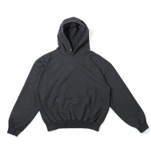 Pigment Dyeing Over Hood Sweat Charcoal 피그먼트 다잉 오버 후드 스웻 차콜