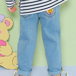 [헤이미니] 플레이위드베어데님팬츠