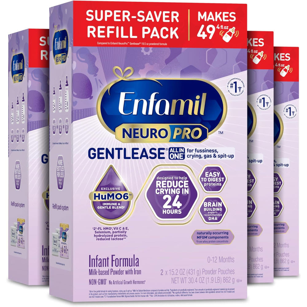<b>엔파밀</b> 분유 뉴로 프로 젠틀리스 862g 4팩 <b>Enfamil</b>