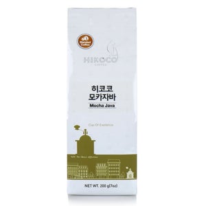 히코코 모카자바 원두 커피 200g 아로마 밸브 부착 홈카페 커피