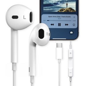 C타입 이어폰 유선 오픈형 아이폰 갤럭시 호환