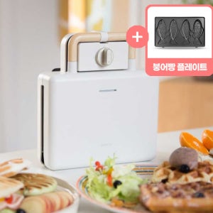 [세트상품] 단미 2구 타이머 와플메이커 SAN02T+붕어빵 기계