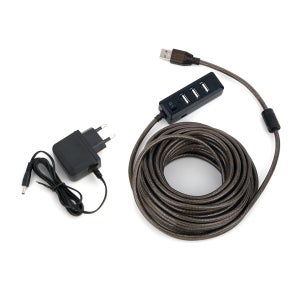 USB2.0 4포트 유전원 리피터허브 10M NEXT-USB105PW