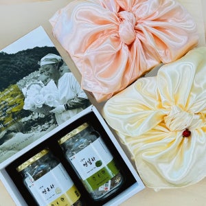 [다향연] 연근차, 연잎차 티백 2구 선물세트