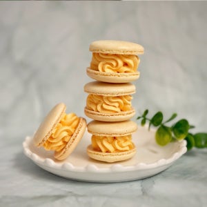 아이엔맘 무색소 수제 마카롱 황치즈 마카롱