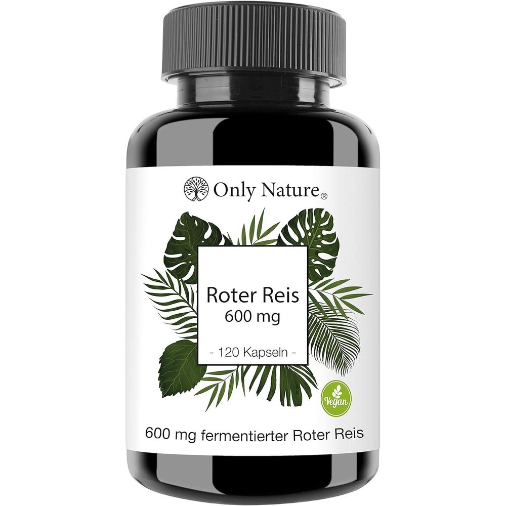 독일 온리 네이쳐 Only Nature Red Rice 레드 라이스 600 mg 홍국 120정