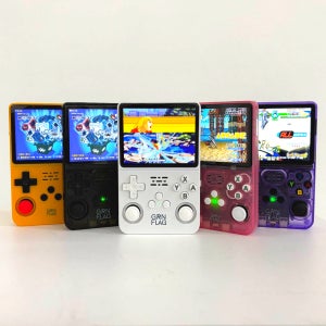 R36S 한방팩 가정용 오락실 게임기 오락기 40S 미니 휴대용 화이트 한글 64G