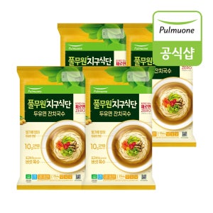 풀무원 식물성지구식단 Silky두유면잔치국수 374.4g x 4봉