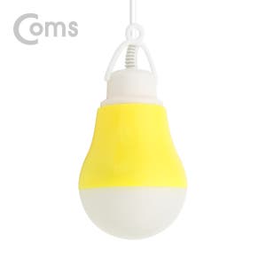 ND726 Coms USB 램프(전구형) Yellow/5V 5W 캠핑용 1M LED라이트