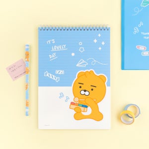 리틀카카오프렌즈 러블리 상철 스프링 노트 리틀라이언