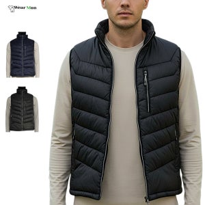 웨어몬 겨울 남성 경량 패딩조끼 방한복 일상복 보온 wk23-6