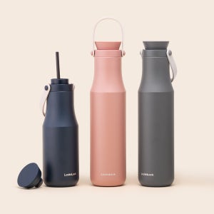 락앤락 메트로 더블 텀블러 밀페 빨대 스텐 캠핑 커피 물병 물통