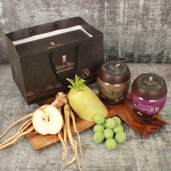 담은청 배도라지조청+무매실조청 1.2kg