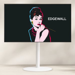 TV 스탠드 이젤형 티비 거치대 EdgeO Arte 삼성 lg 호환 좌우회전 이동식 대형
