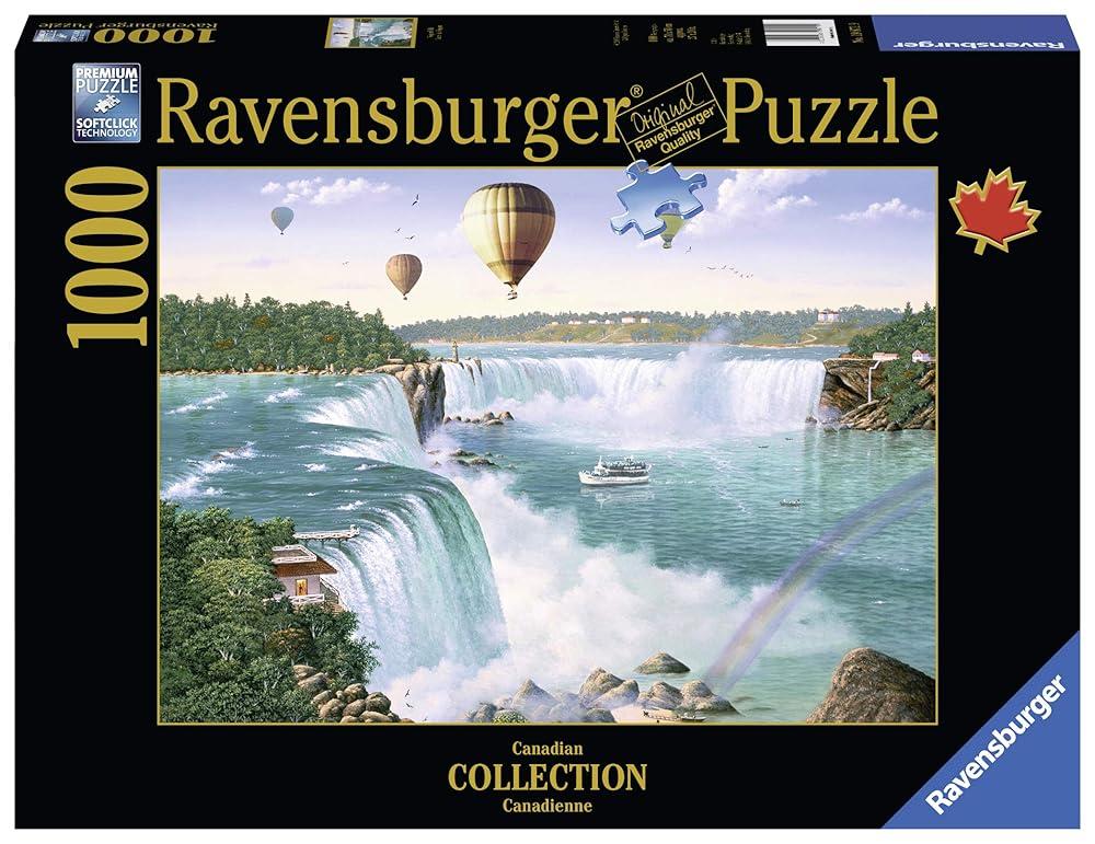 라벤스부르거 Niagara Falls 1000피스 직소 퍼즐 - <b>19871</b> - 모든 조각이 독특하며 소프트클릭 기술로 조각이 완벽하게 맞습니다